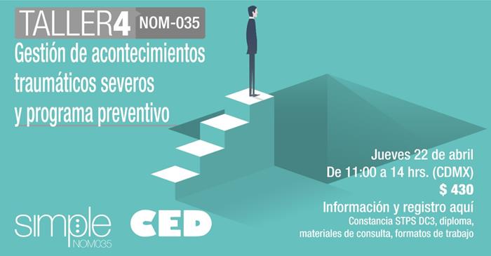 Taller 4 Gestión de acontecimientos traumáticos severos y programa de prevención